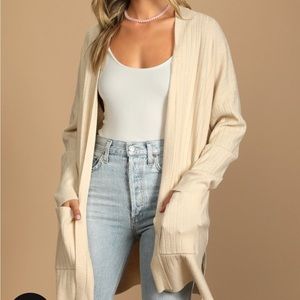 Lulus Cardigan in X-Small. Never worn